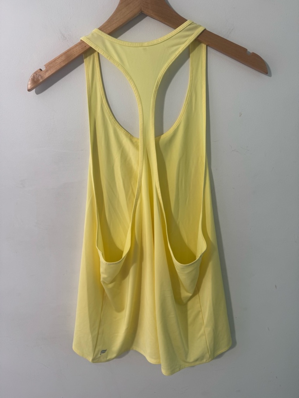 Fabletics Light Yellow Racerback Tank - Picture 4 of 5